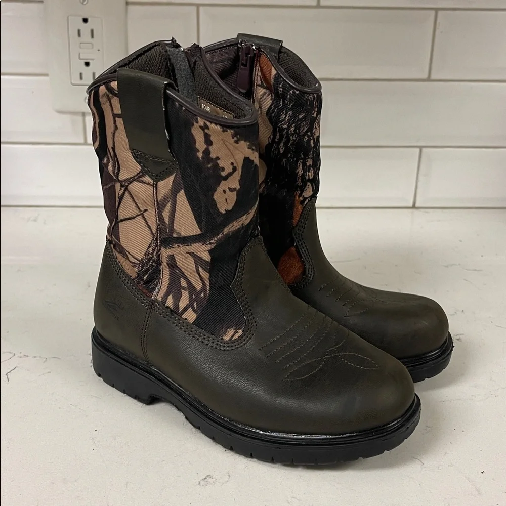 Deer Stags Kids' Tour Waterproof Boot Camouflage 11 Little Kid Western Boots